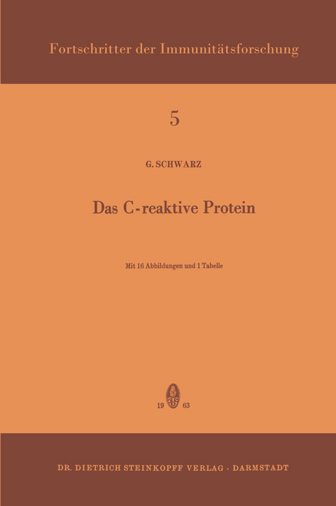 Das C-Reaktive Protein - Gerhard Schwarz