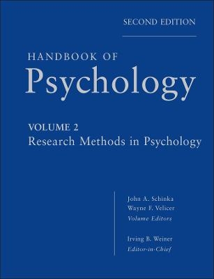 Handbook of Psychology, Research Methods in Psychology - Irving B. Weiner, John A. Schinka, Wayne F. Velicer