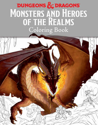 Dungeons & Dragons Monsters & Heroes of the Realms Colouring Book - Matt Forebeck