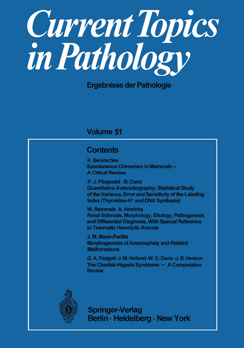 Current Topics in Pathology - 