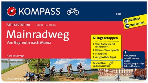 KOMPASS Fahrradführer Mainradweg von Bayreuth nach Mainz - Hans-Peter Vogt