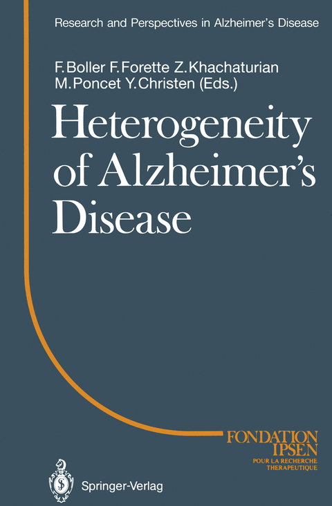 Heterogeneity of Alzheimer’s Disease - 