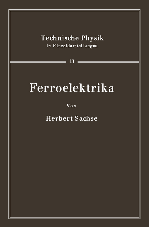 Ferroelektrika - H. Sachse