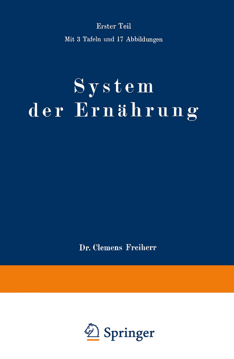 System der Ernährung - Clemens Pirquet