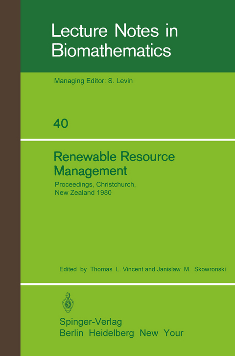 Renewable Resource Management - 