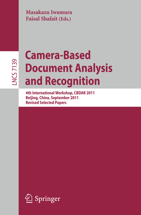 Camera-Based Document Analysis and Recognition - 