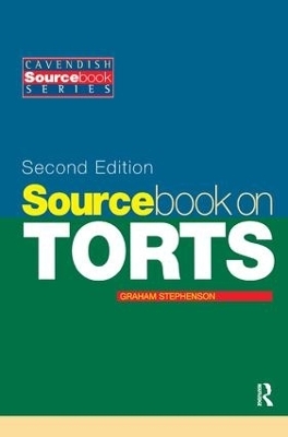 Sourcebook on Tort Law 2/e - 