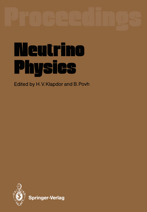 Neutrino Physics - 