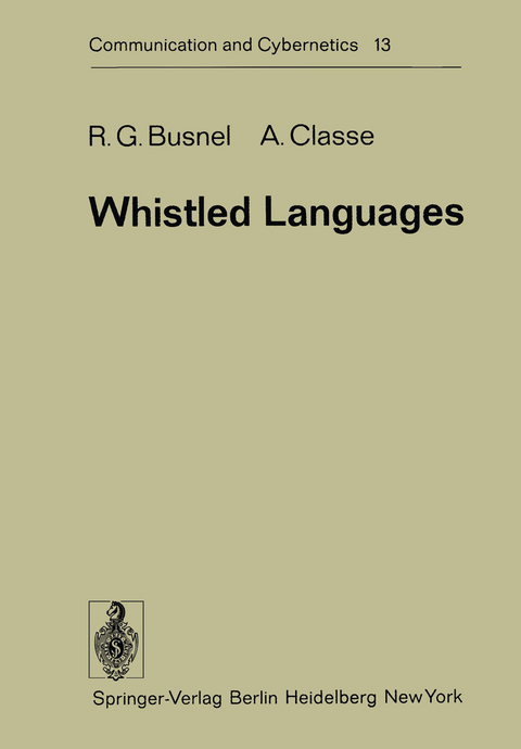 Whistled Languages - R. G. Busnel, A. Classe