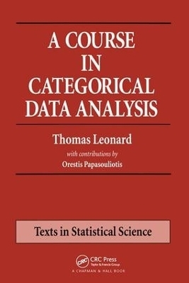 A Course in Categorical Data Analysis - Thomas Leonard