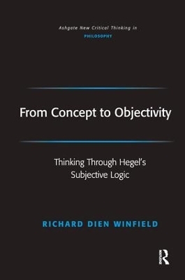 From Concept to Objectivity - Richard Dien Winfield