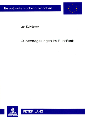 Quotenregelungen im Rundfunk - Jan K Köcher