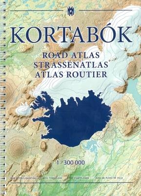 Iceland Road Atlas, with Town Plans, 2016-2017: 1:300,000 - 