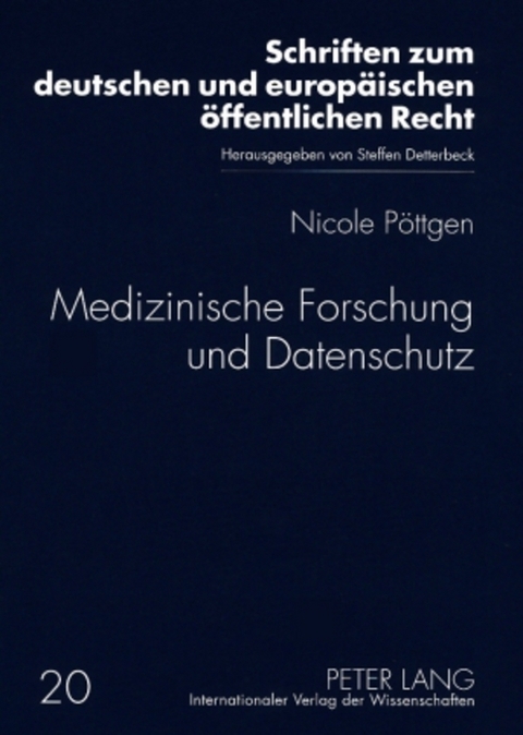 Medizinische Forschung und Datenschutz - Nicole Pöttgen