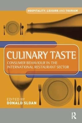 Culinary Taste - Donald Sloan, Prue Leith