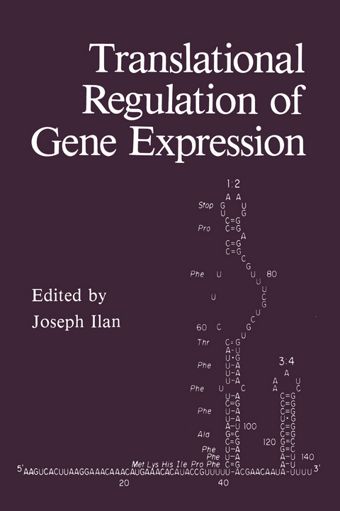 Translational Regulation of Gene Expression - 