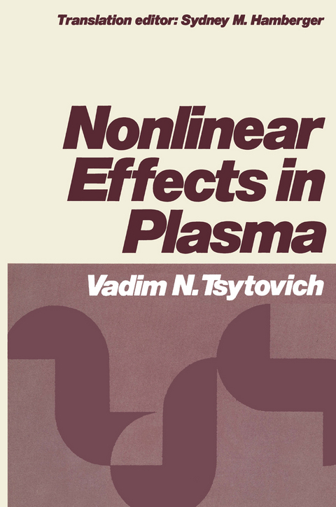 Nonlinear Effects in Plasma - V. Tsytovich