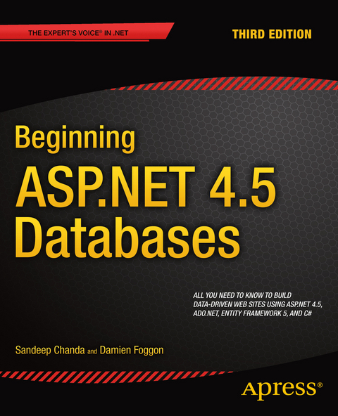 Beginning ASP.NET 4.5 Databases - Sandeep Chanda, Damien Foggon