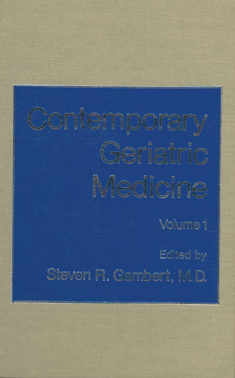 Contemporary Geriatric Medicine - 