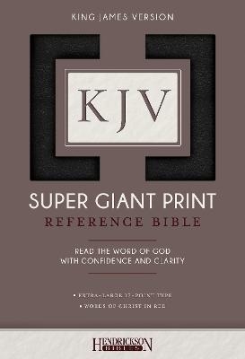 KJV Super Giant Print Bible -  Hendrickson Bibles