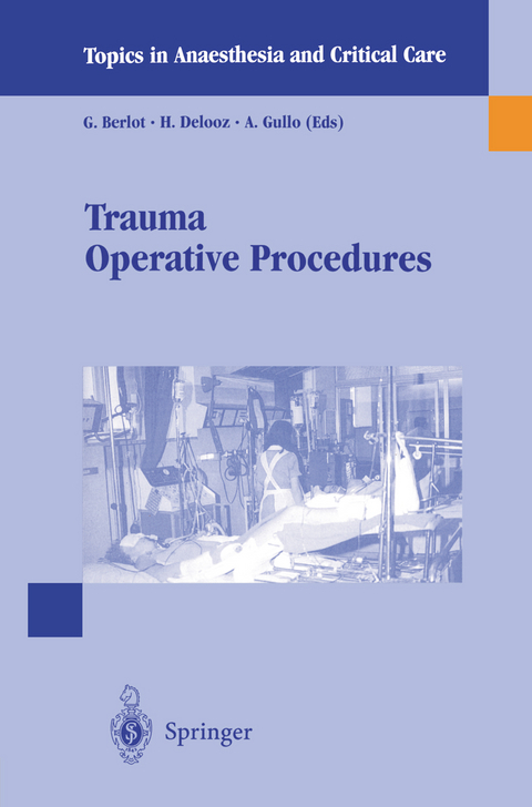 Trauma Operative Procedures - 