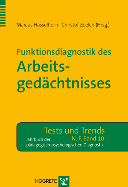 Funktionsdiagnostik des Arbeitsgedächtnisses - 