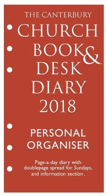 The Canterbury Church Book & Desk Diary 2018 Personal Organiser Edition