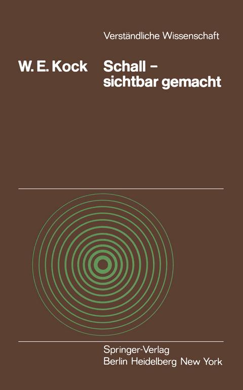 Schall — sichtbar gemacht - W.E. Kock