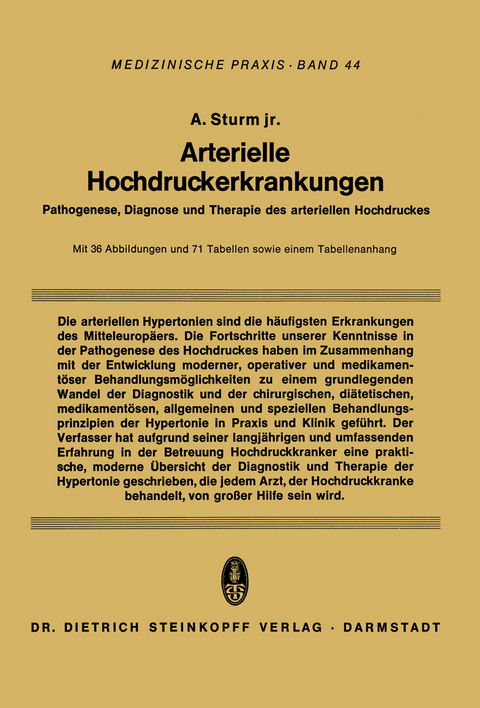 Arterielle Hochdruckerkrankungen - Alexander Sturm  jun.