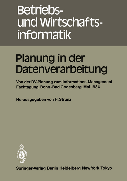 Planung in der Datenverarbeitung - 