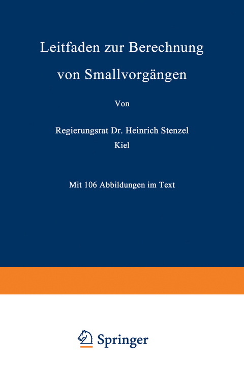 Leitfaden zur Berechnung von Schallvorgängen - Heinrich Stenzel