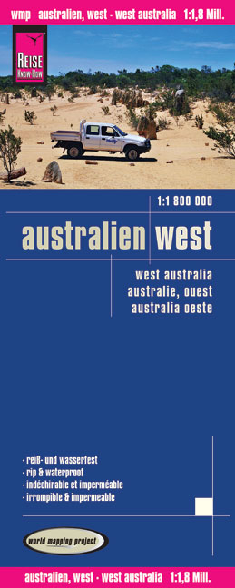 Reise Know-How Landkarte Australien, West (1:1.800.000) - Peter Rump Verlag