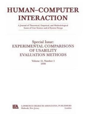 Experimental Comparisons of Usability Evaluation Methods - 