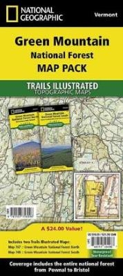 Green Mountain National Forest, Vermont, Map Pack Bundle -  National Geographic Maps