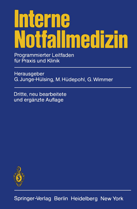 Interne Notfallmedizin - 