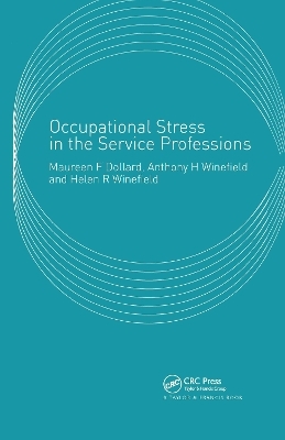 Occupational Stress in the Service Professions - 