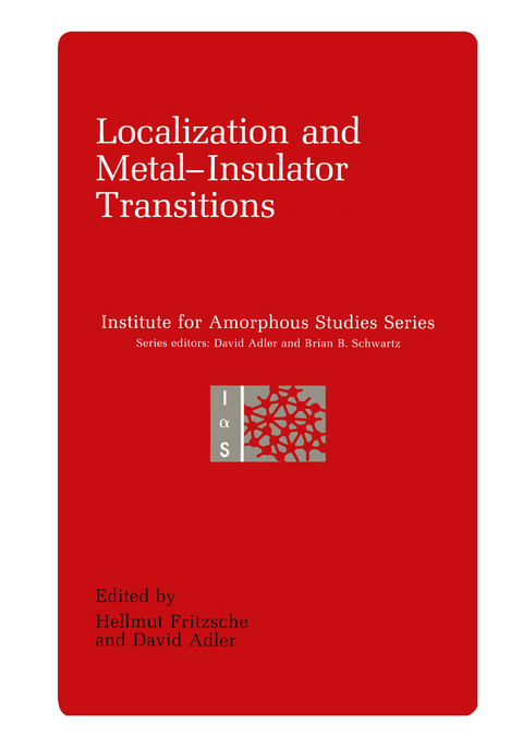 Localization and Metal-Insulator Transitions - 