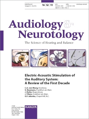 Electric-Acoustic Stimulation of the Auditory System: A Review of the First Decade -  von Ilberg,  Baumann,  Kiefer,  Tillein,  Adunka