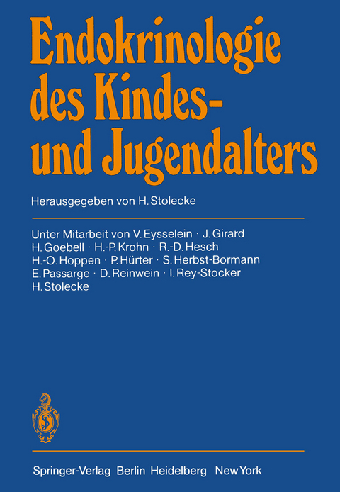 Endokrinologie des Kindes- und Jugendalters - 