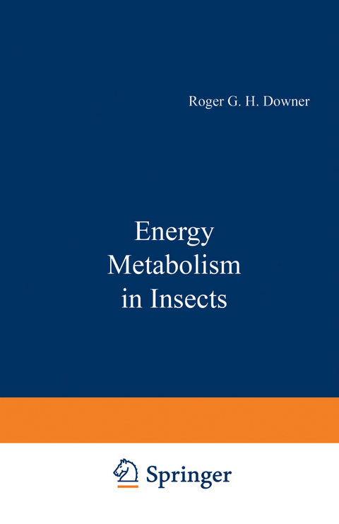 Energy Metabolism in Insects - Roger G. H. Downer