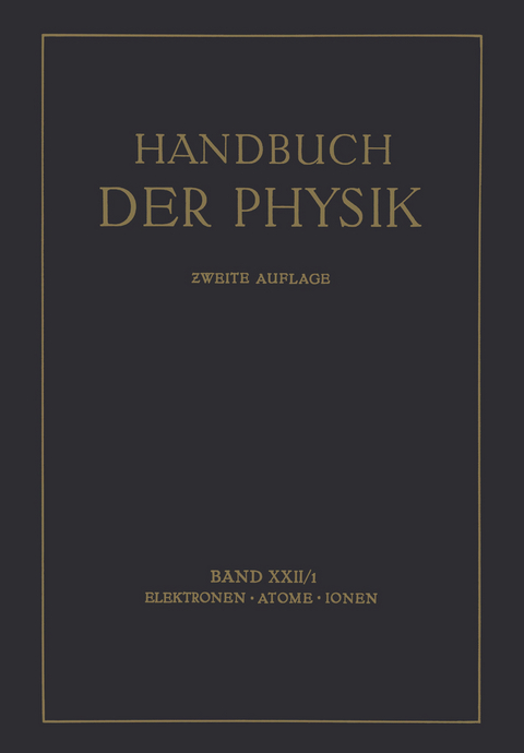 Elektronen · Atome Ionen - W. Bothe, H. Fränz, W. Gerlach, O. Hahn, G. Kirsch, L. Meitner, St. Meyer, F. Paneth, K. Philipp, K. Przibram, H. Geiger