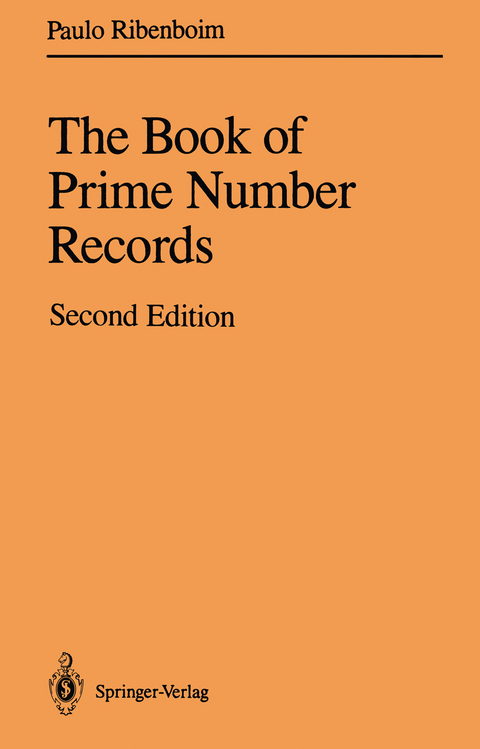 The Book of Prime Number Records - Paulo Ribenboim