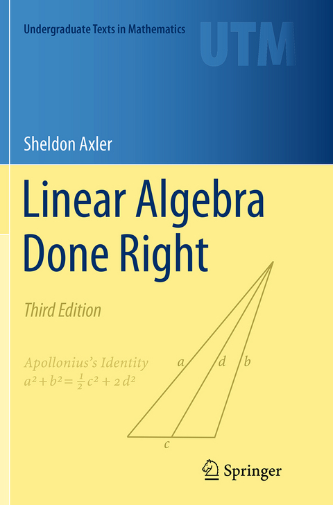 Linear Algebra Done Right - Sheldon Axler