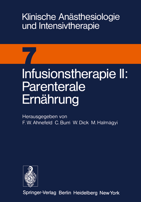 Infusionstherapie II Parenterale Ernährung