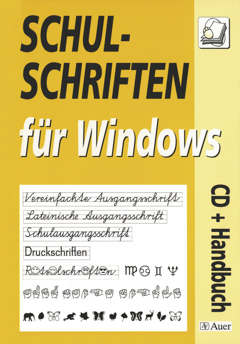 Schulschriften für Windows und Mac - Schullizenz - Auer Verlag