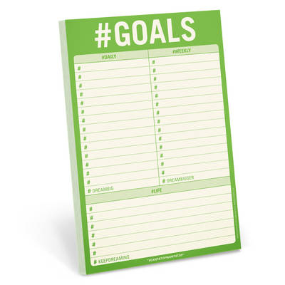 Knock Knock #Goals Pad - 