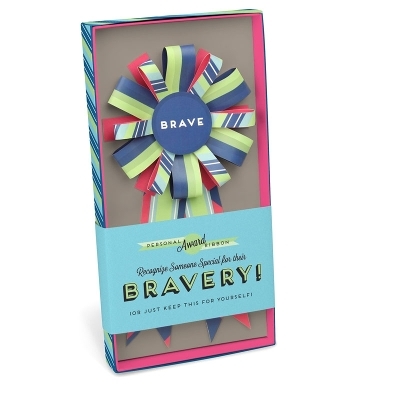 Knock Knock Bravery Personal Award Ribbon - 