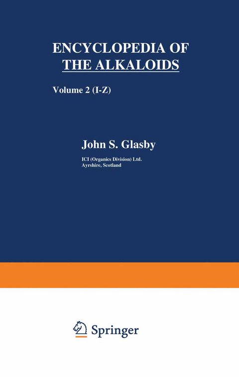 Encyclopedia of the Alkaloids - John Glasby