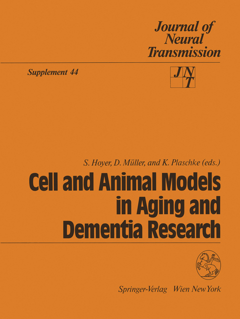 Cell and Animal Models in Aging and Dementia Research - 