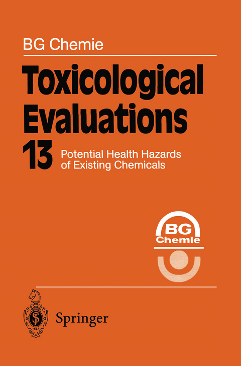 Toxicological Evaluations - BG Chemie